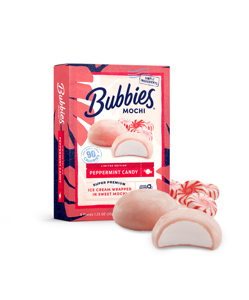 Bubbies Mochi Ice Cream, Strawberry