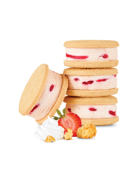 Strawberry Shortcake Mini Cookie Sandwich