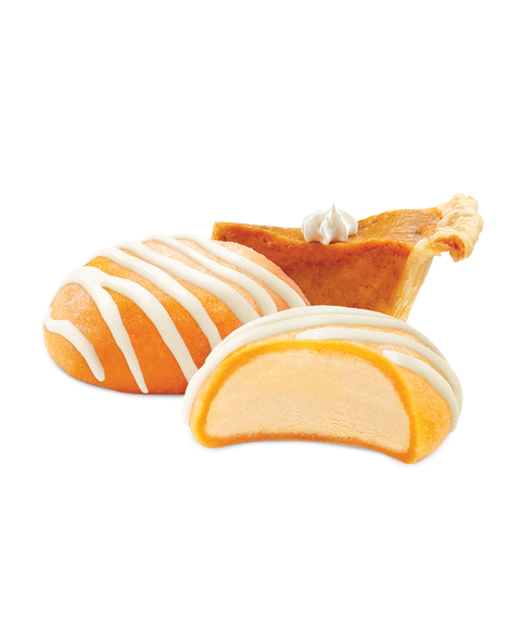 Pumpkin Pie with Whipped Cream Drizzle