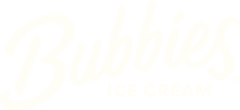 Bubbies logo in white
