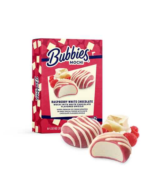Raspberry White Chocolate with White Chocolate Drizzle