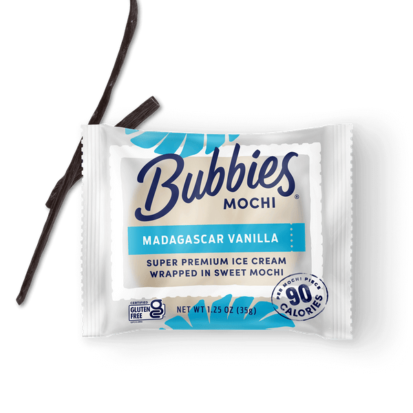 Madagascar Vanilla Mochi Single Pack – Bubbies Ice Cream