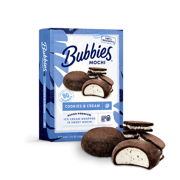 Cookies and Cream Mochi Ice Cream – Bubbies Ice Cream